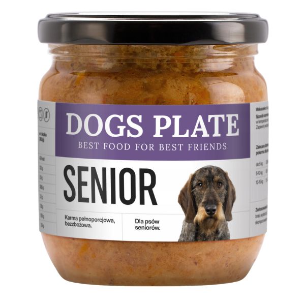 DOGS PLATE Senior